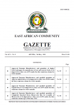 7 may 2021 - 1 EAC Gazette |  07 May 2021